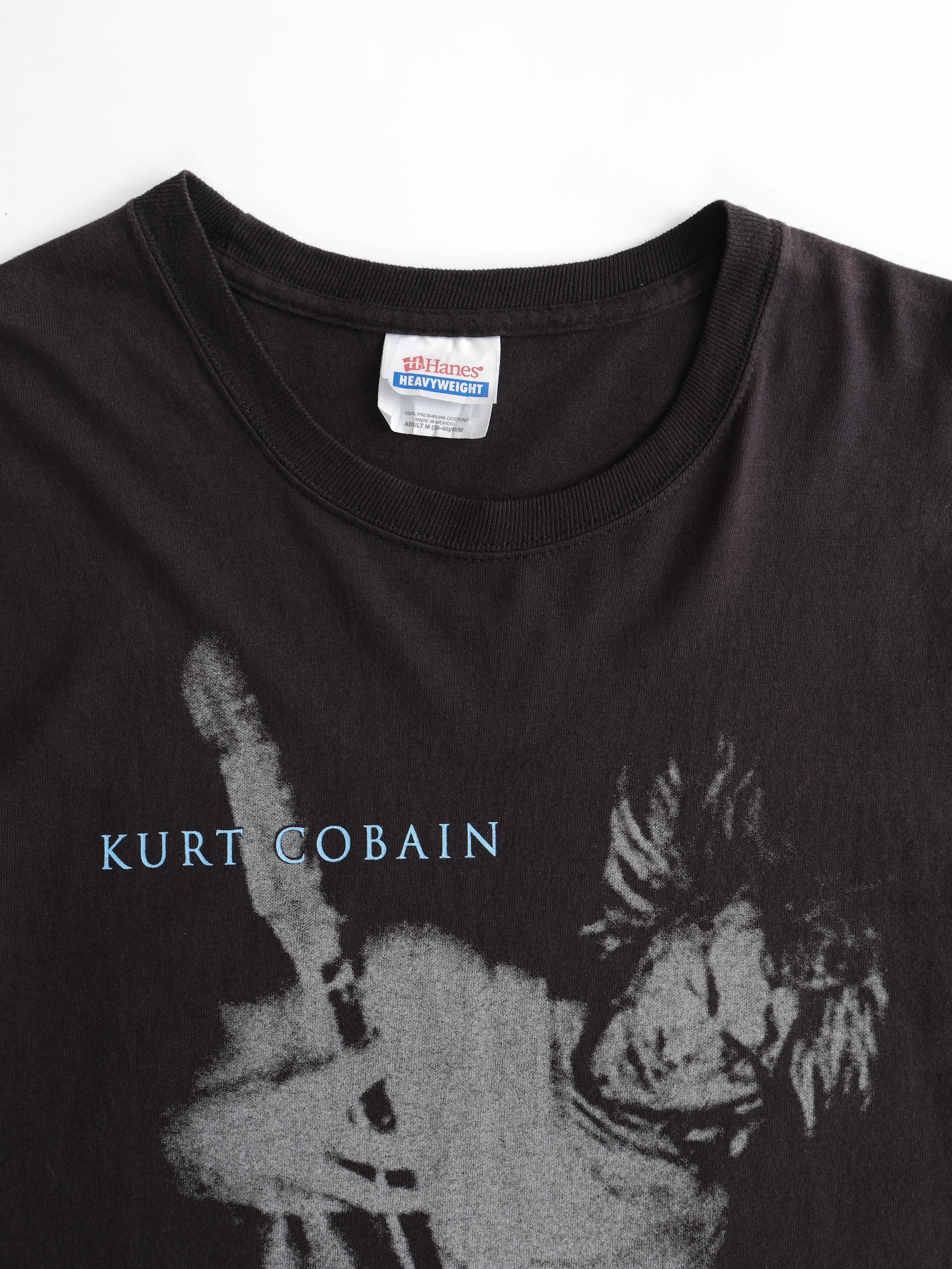 VINTAGE BLACK KURT COBIAN T-SHIRT