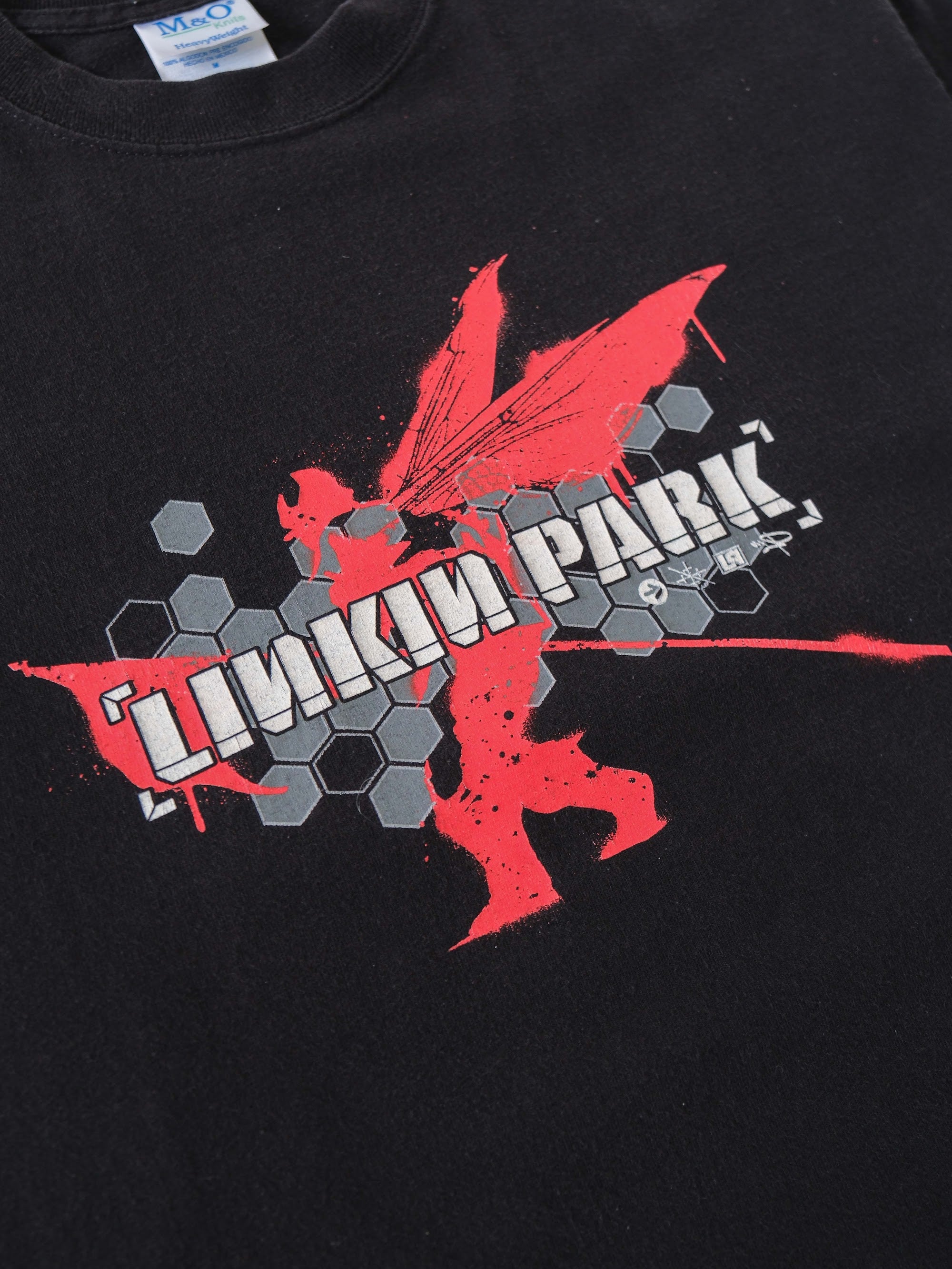 VINTAGE BLACK LINKIN PARK " HYBIRD THEORY " BAND T-SHIRT