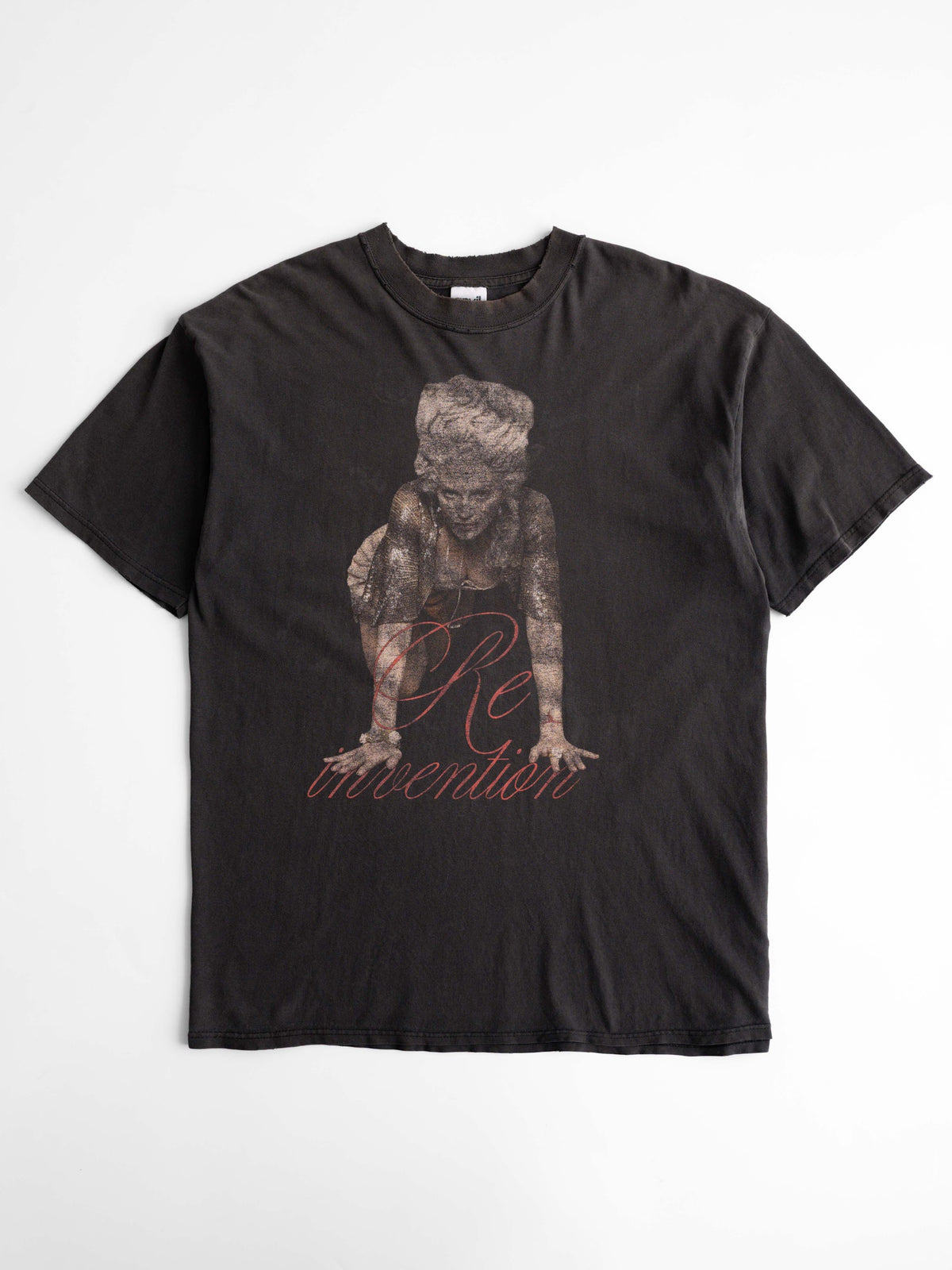 VINTAGE BLACK MADONA RE-INVENTION WORLD TOUR T-SHIRT