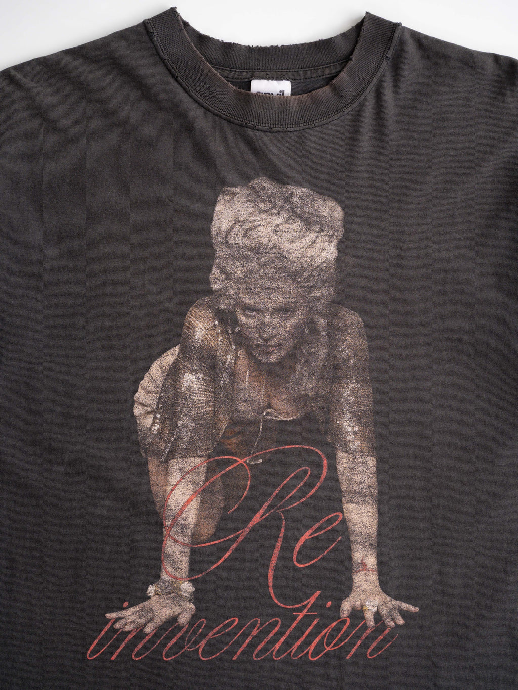 VINTAGE BLACK MADONA RE-INVENTION WORLD TOUR T-SHIRT