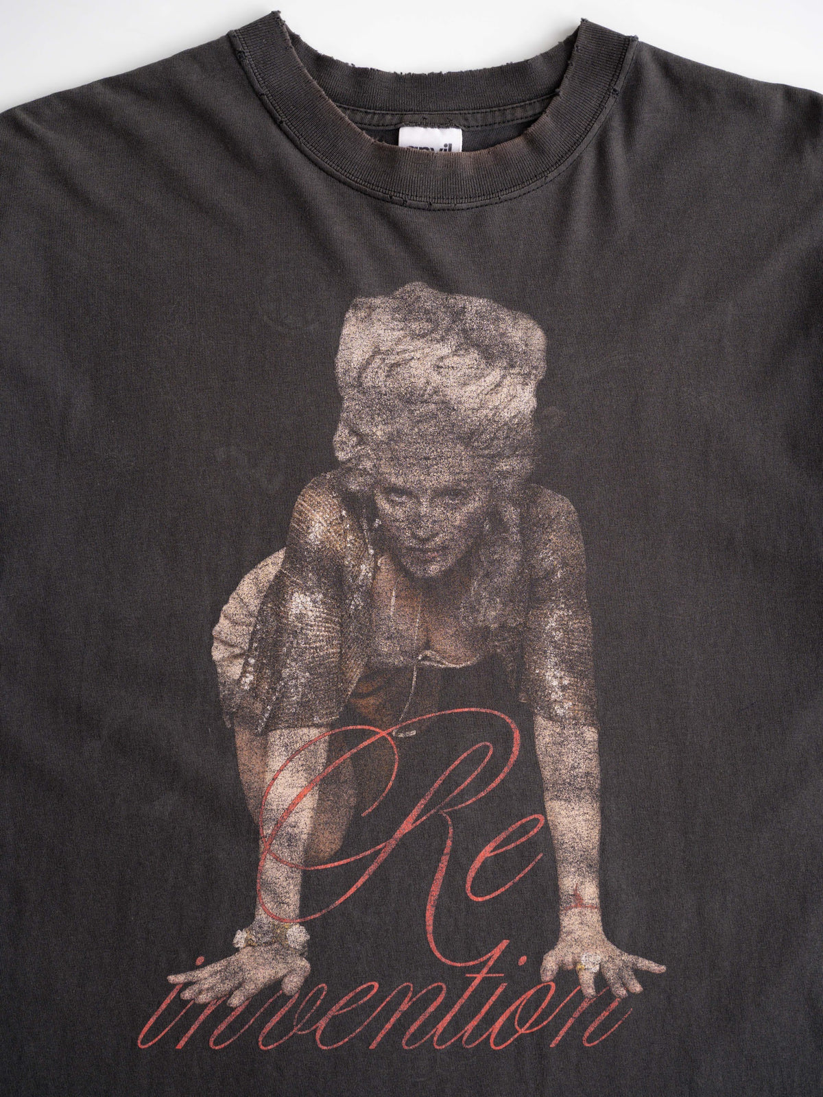 VINTAGE BLACK MADONA RE-INVENTION WORLD TOUR T-SHIRT