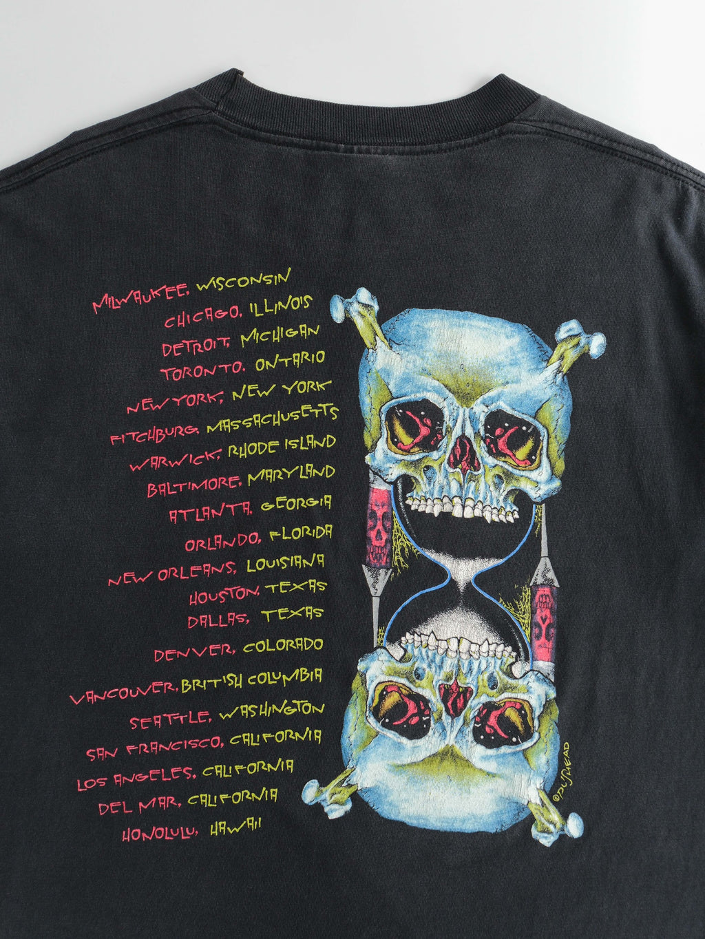 VINTAGE BLACK MINISTRY "JUST ONE FIX" T-SHIRT