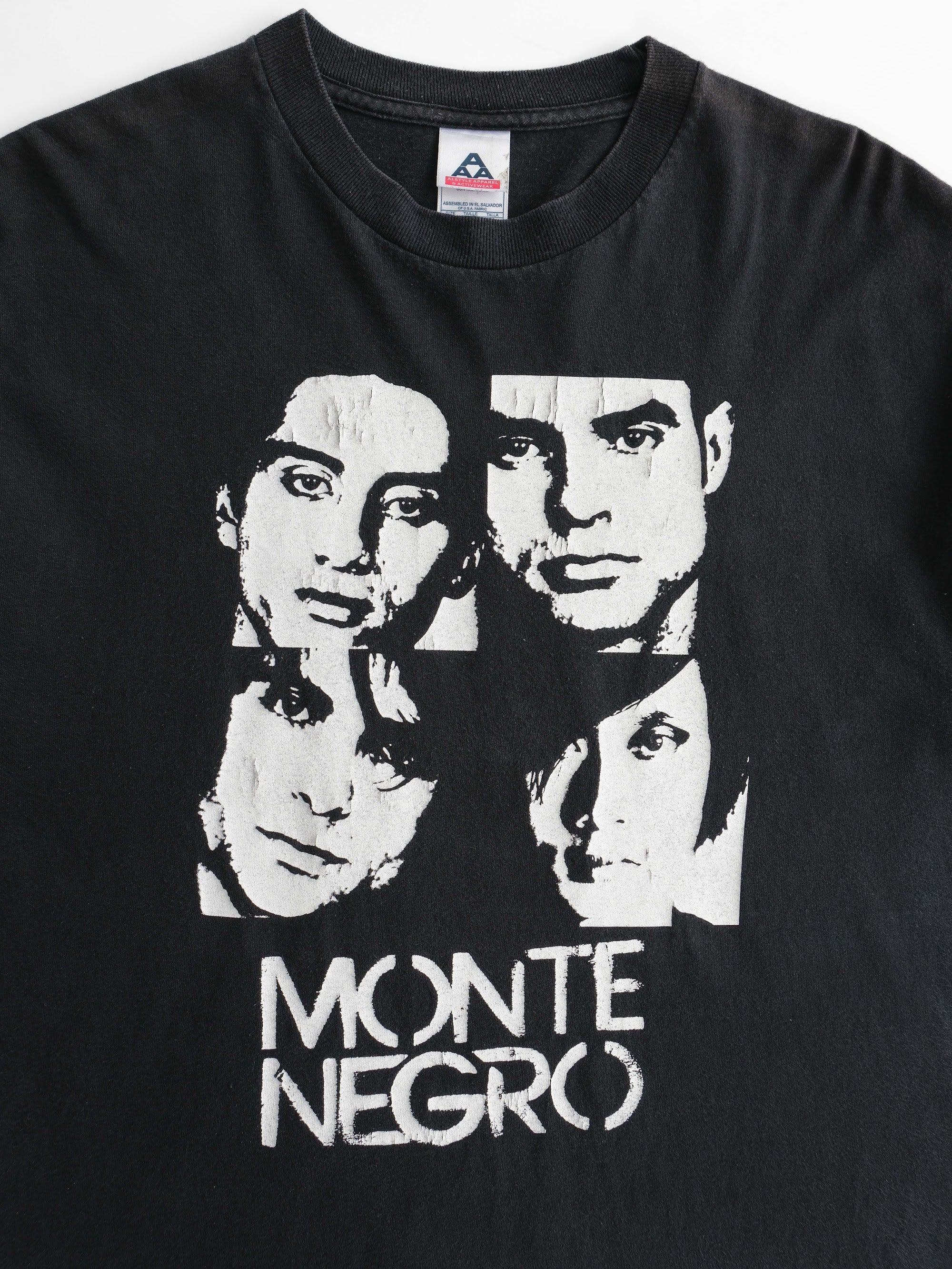 VINTAGE BLACK MONTE NEGRO T-SHIRT