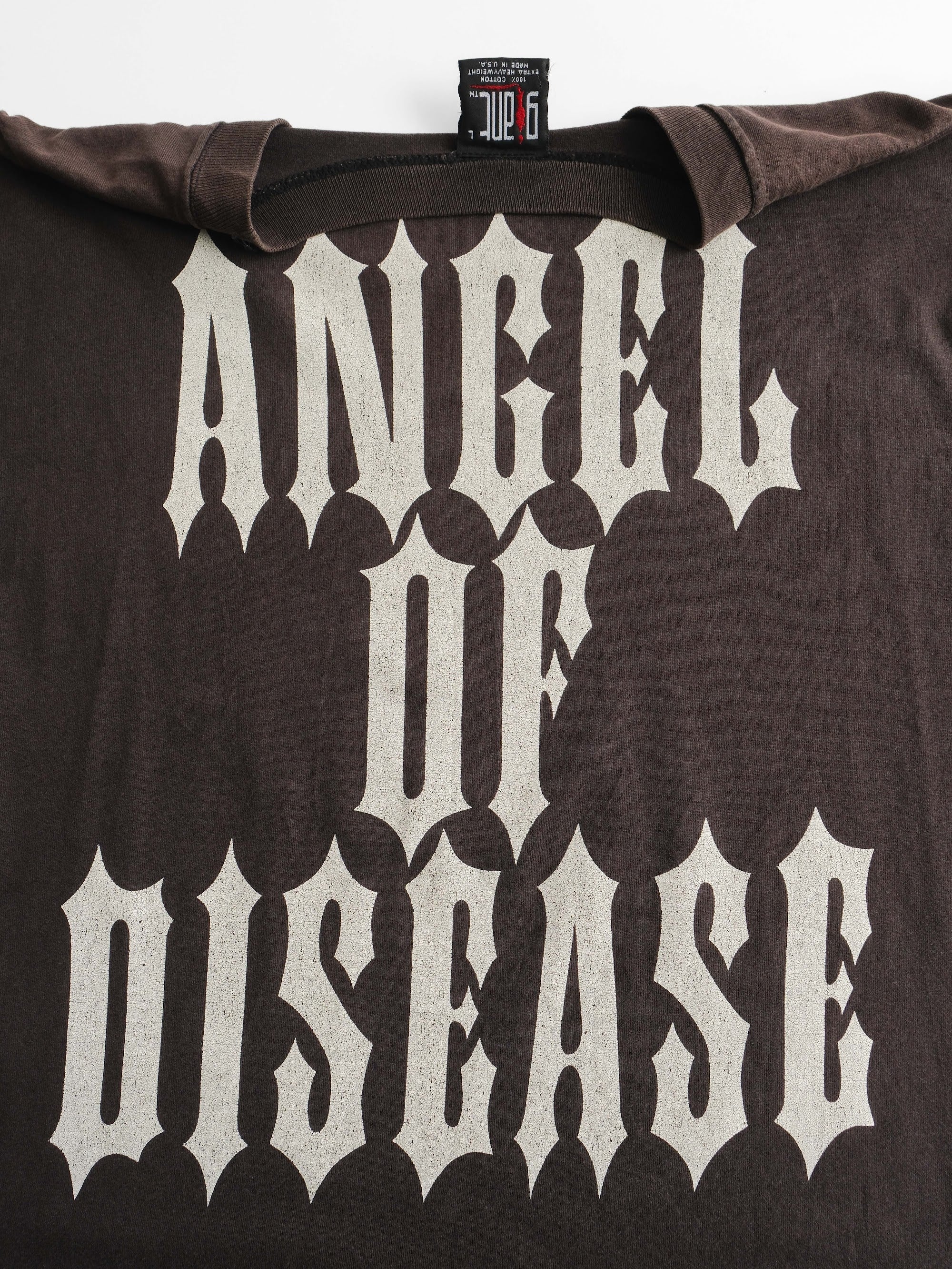 VINTAGE BLACK MORBID ANGEL " ANGEL OF DISEASE " T-SHIRT