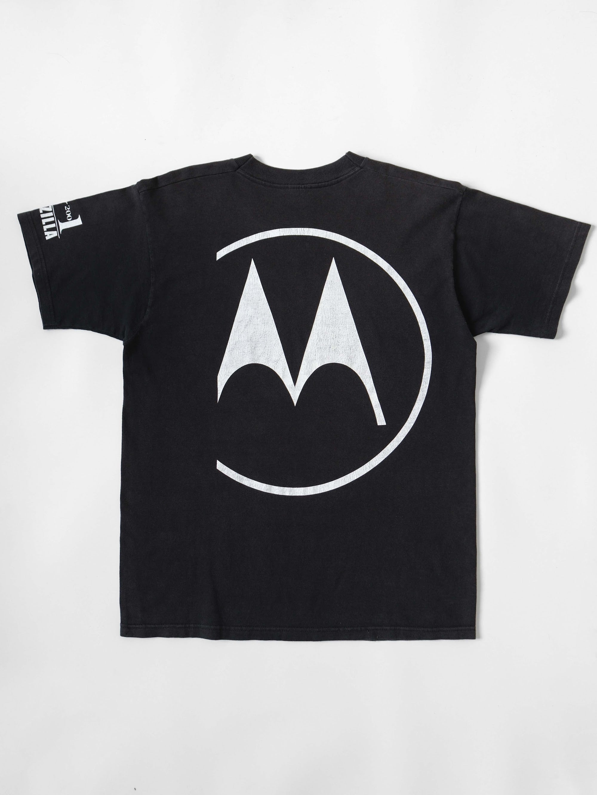 VINTAGE BLACK MOTOROLA G-1 RELEASE WITH GODZILLA T-SHIRT