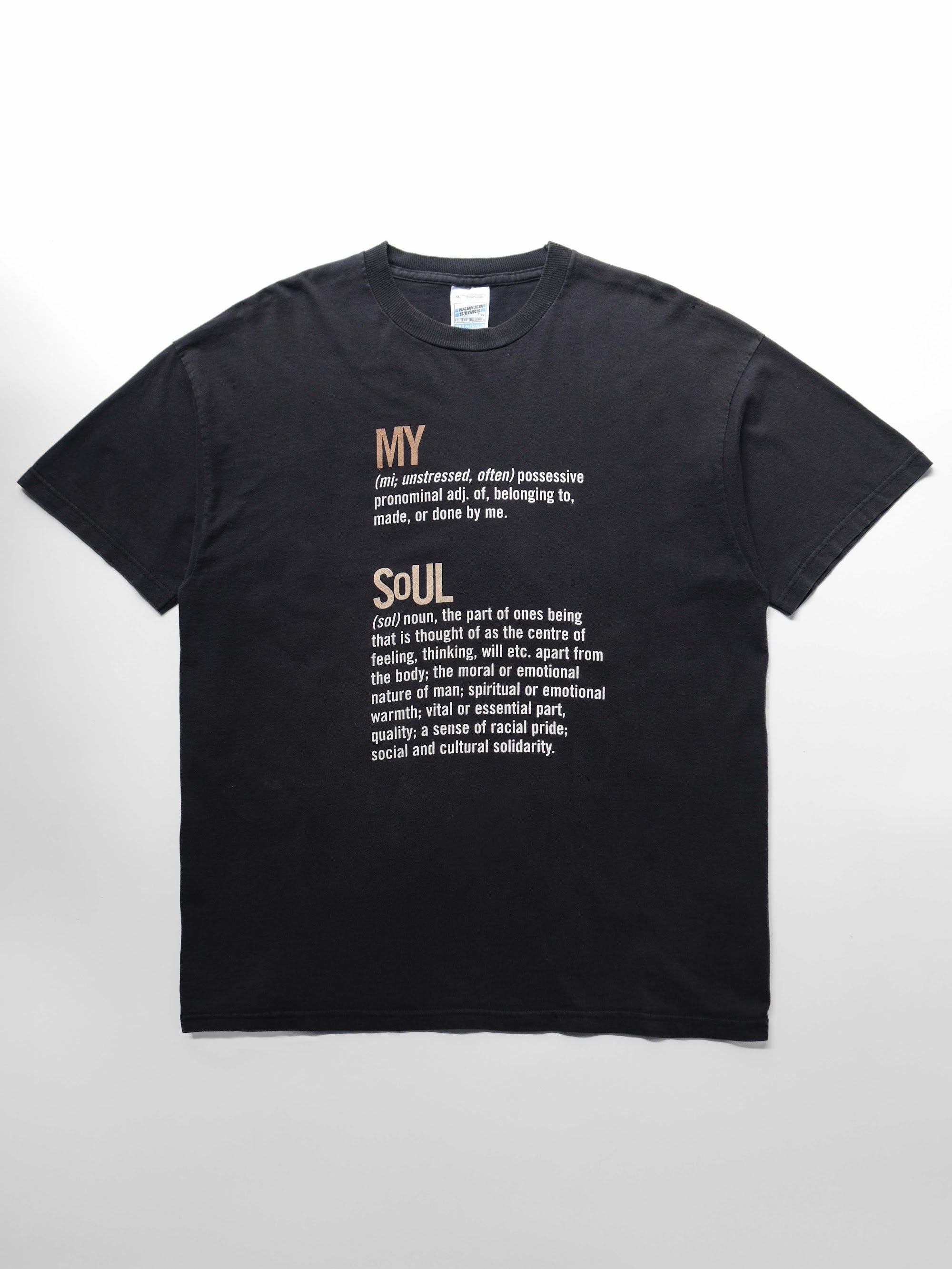VINTAGE BLACK MY SOUL BY COOLIO FOR TOMMY BOY RECORDS  T-SHIRT