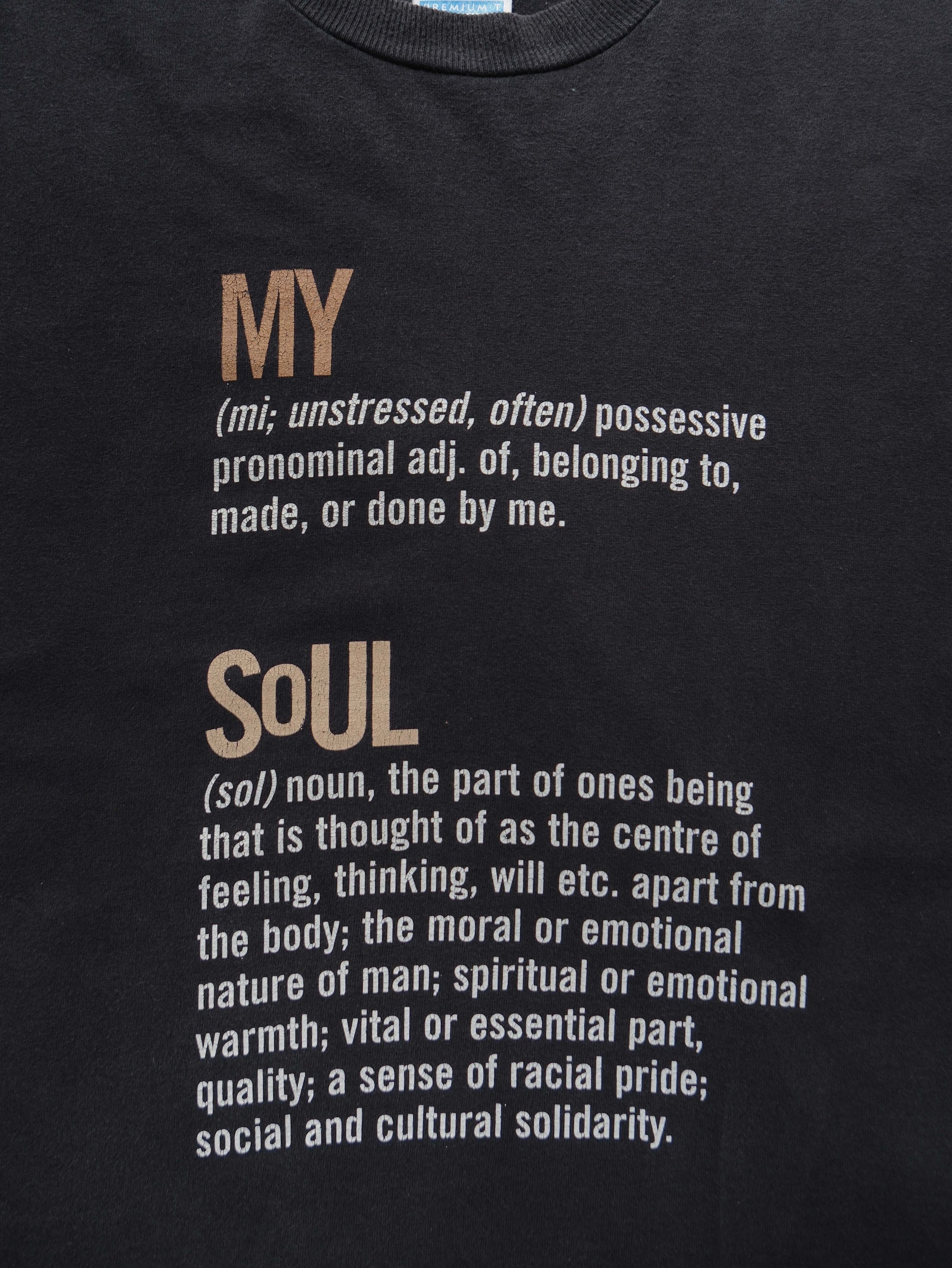 VINTAGE BLACK MY SOUL BY COOLIO FOR TOMMY BOY RECORDS  T-SHIRT