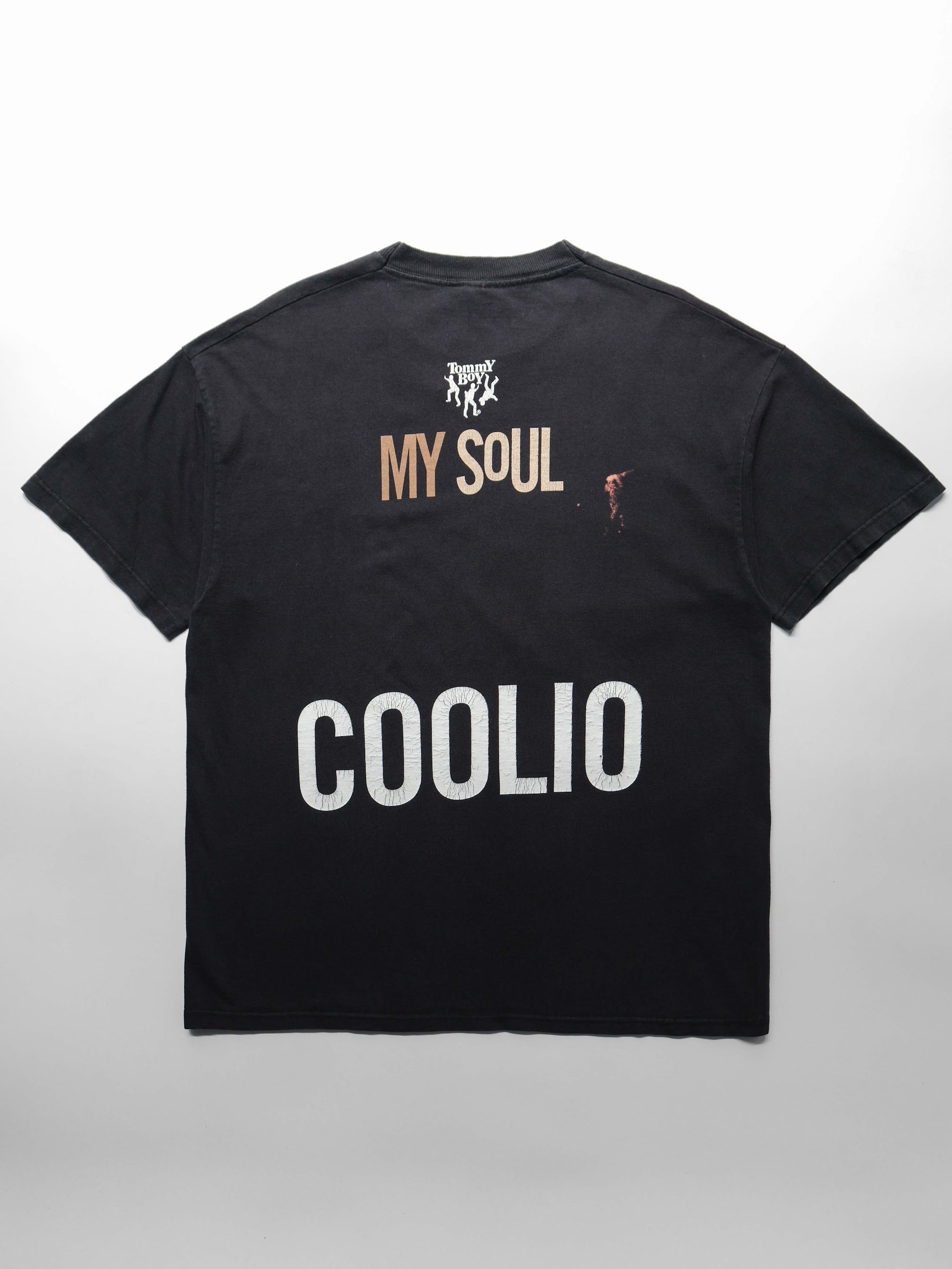 VINTAGE BLACK MY SOUL BY COOLIO FOR TOMMY BOY RECORDS  T-SHIRT