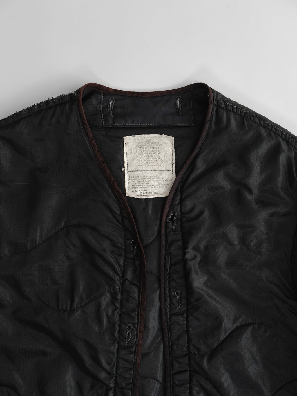 VINTAGE BLACK NATO LINER  JACKET
