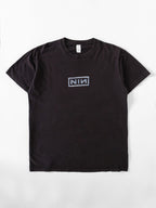 VINTAGE BLACK NINE INCH NAILS " LIVE WITH TEETH " TOUR T-SHIRT