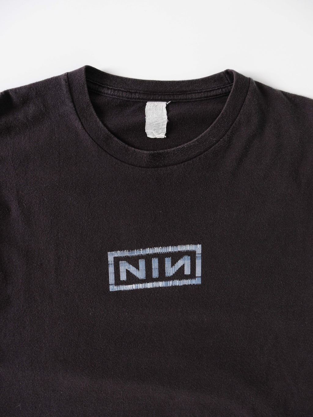 VINTAGE BLACK NINE INCH NAILS " LIVE WITH TEETH " TOUR T-SHIRT