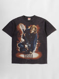 VINTAGE BLACK NIRVANA " KURT COBAIN " BOOTLEG T-SHIRT