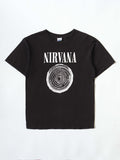 VINTAGE BLACK NIRVANA T-SHIRT