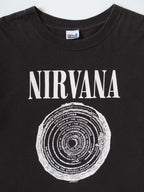 VINTAGE BLACK NIRVANA T-SHIRT