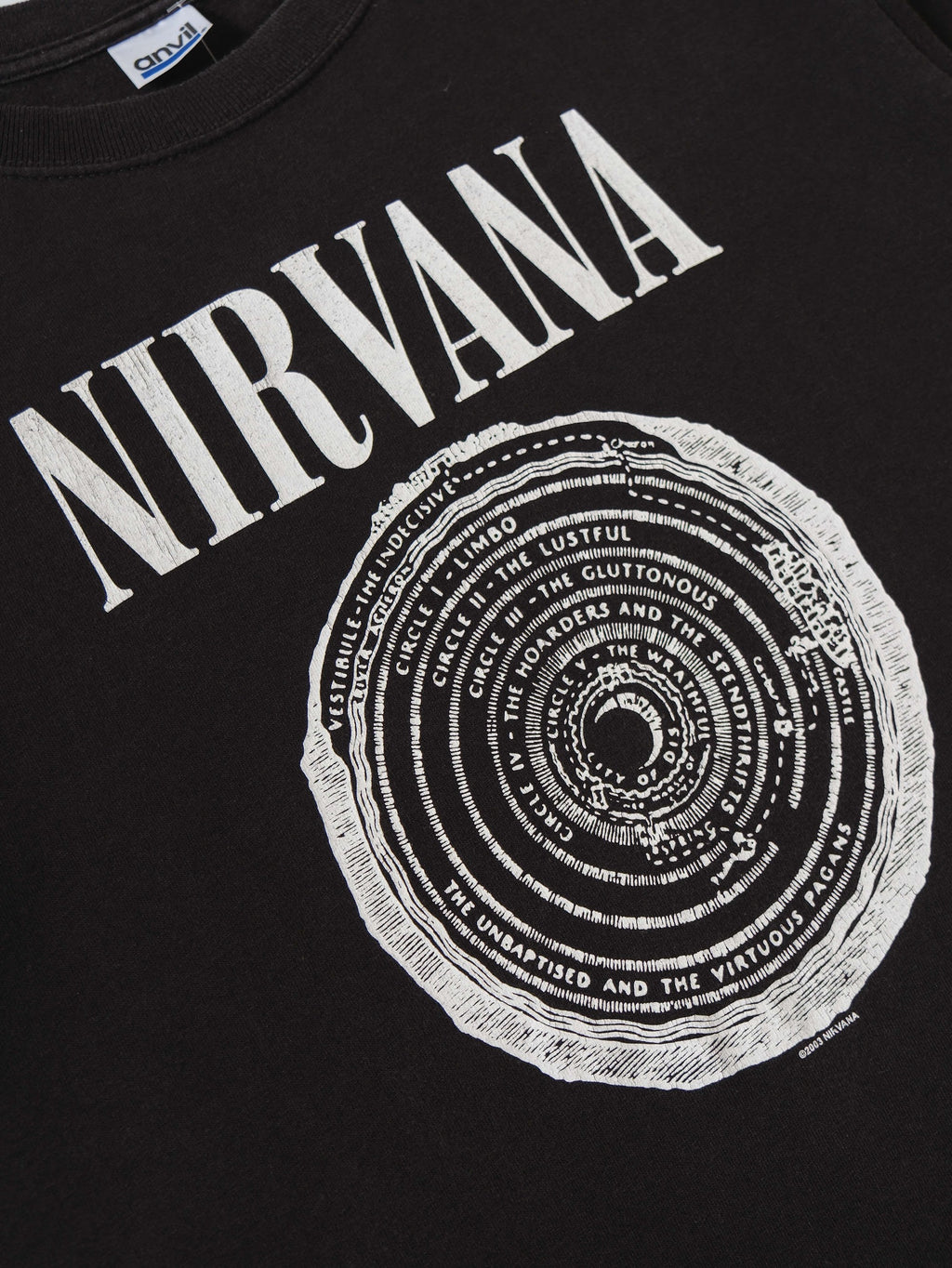 VINTAGE BLACK NIRVANA T-SHIRT