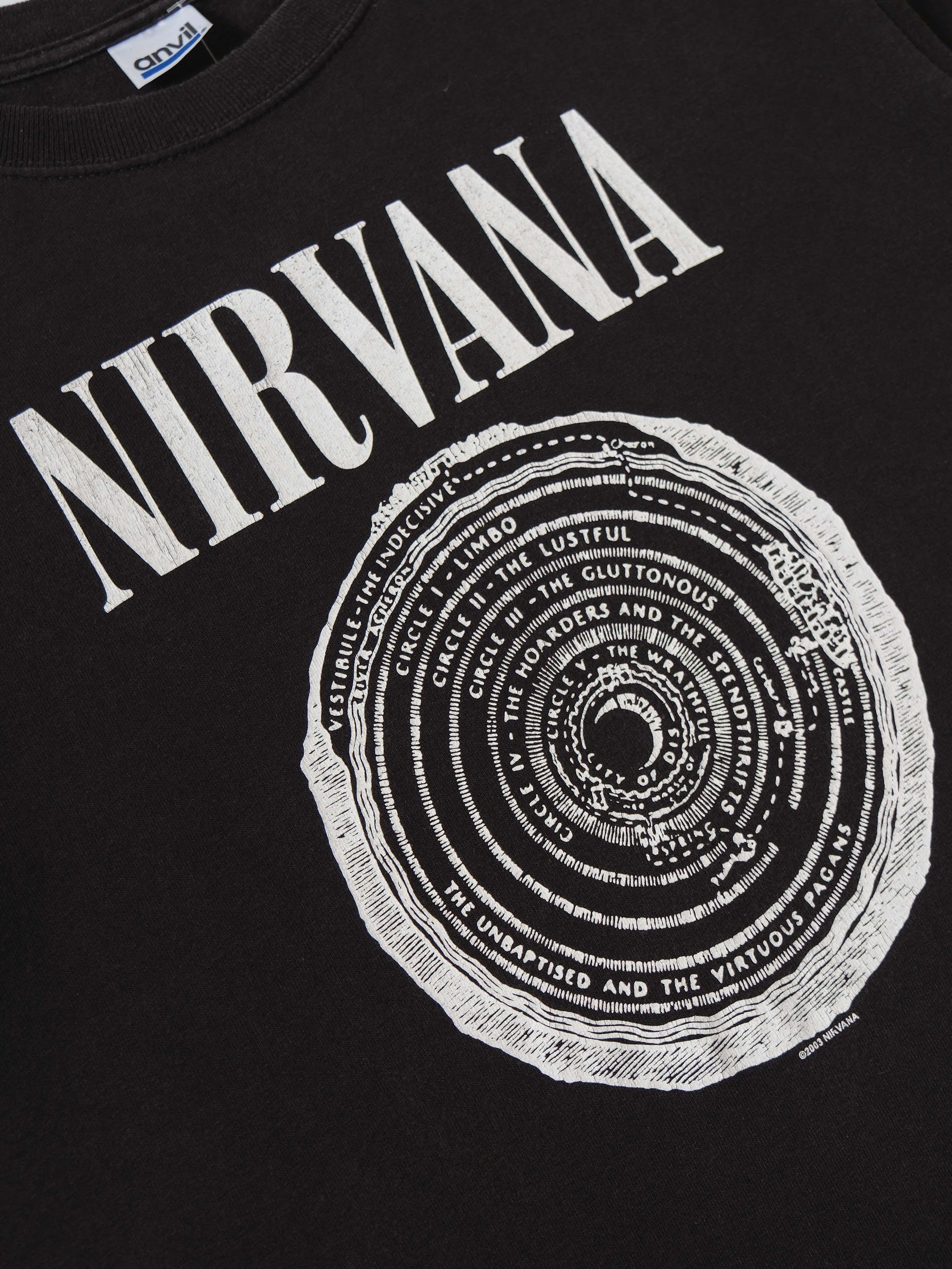 VINTAGE BLACK NIRVANA T-SHIRT