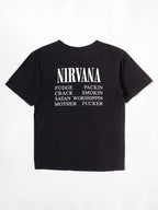 VINTAGE BLACK NIRVANA T-SHIRT