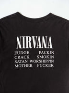 VINTAGE BLACK NIRVANA T-SHIRT