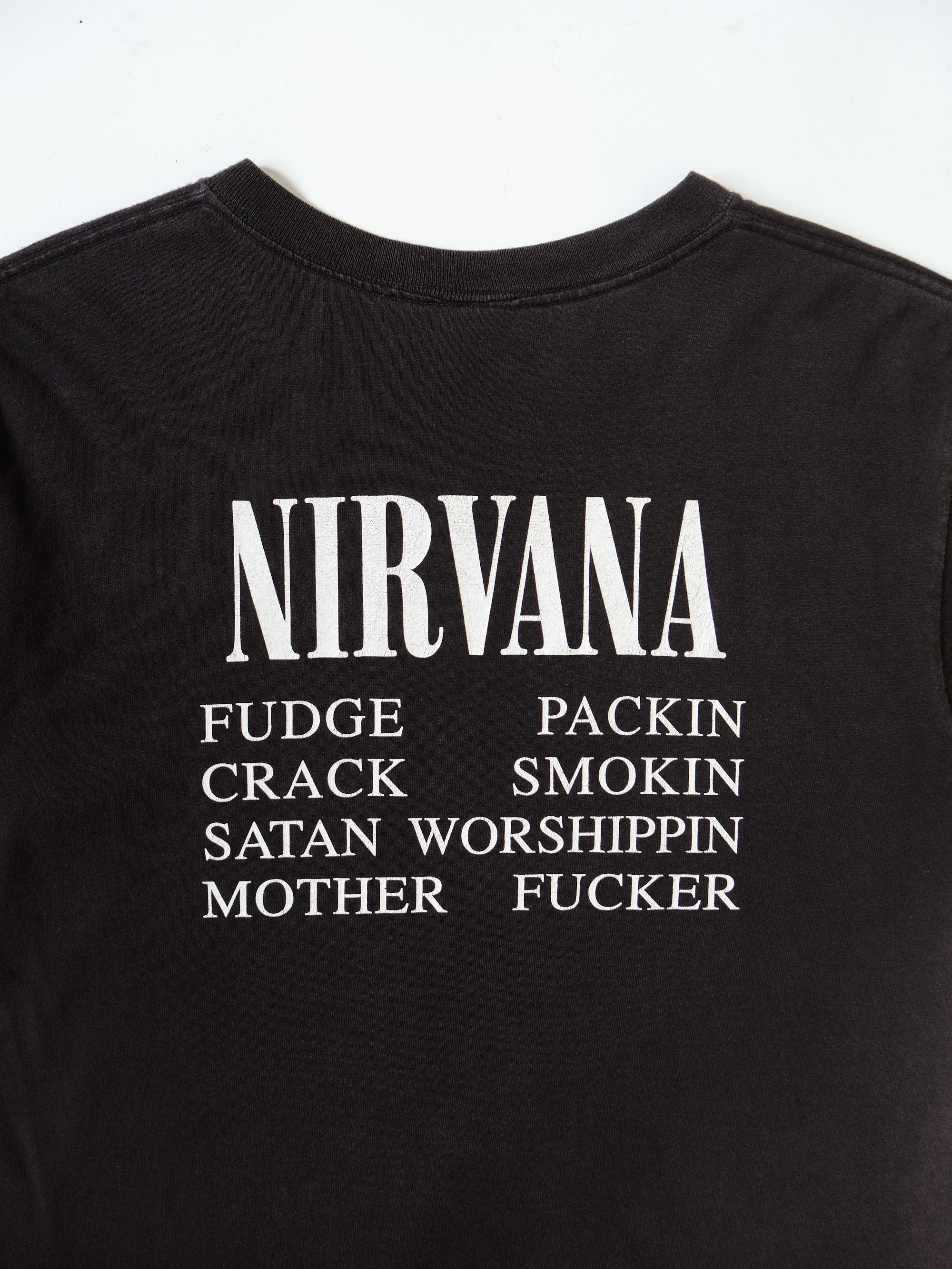 VINTAGE BLACK NIRVANA T-SHIRT