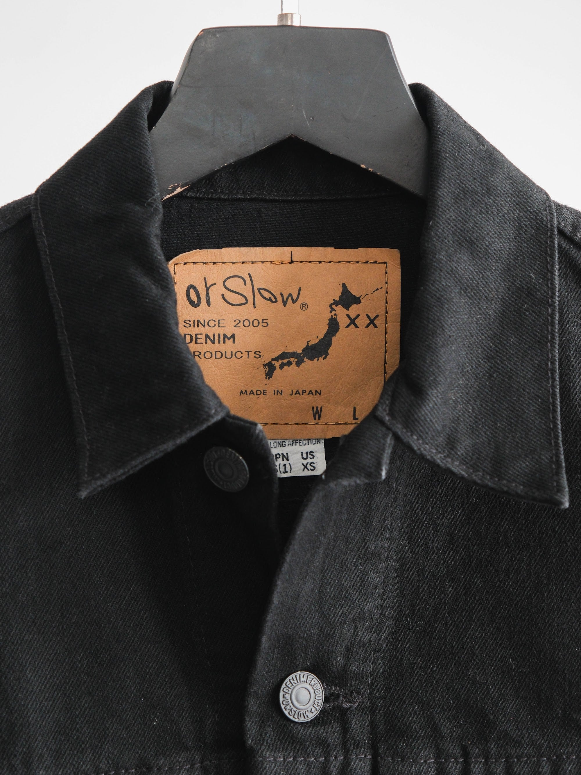 VINTAGE BLACK ORSLOW /DENIM JACKET