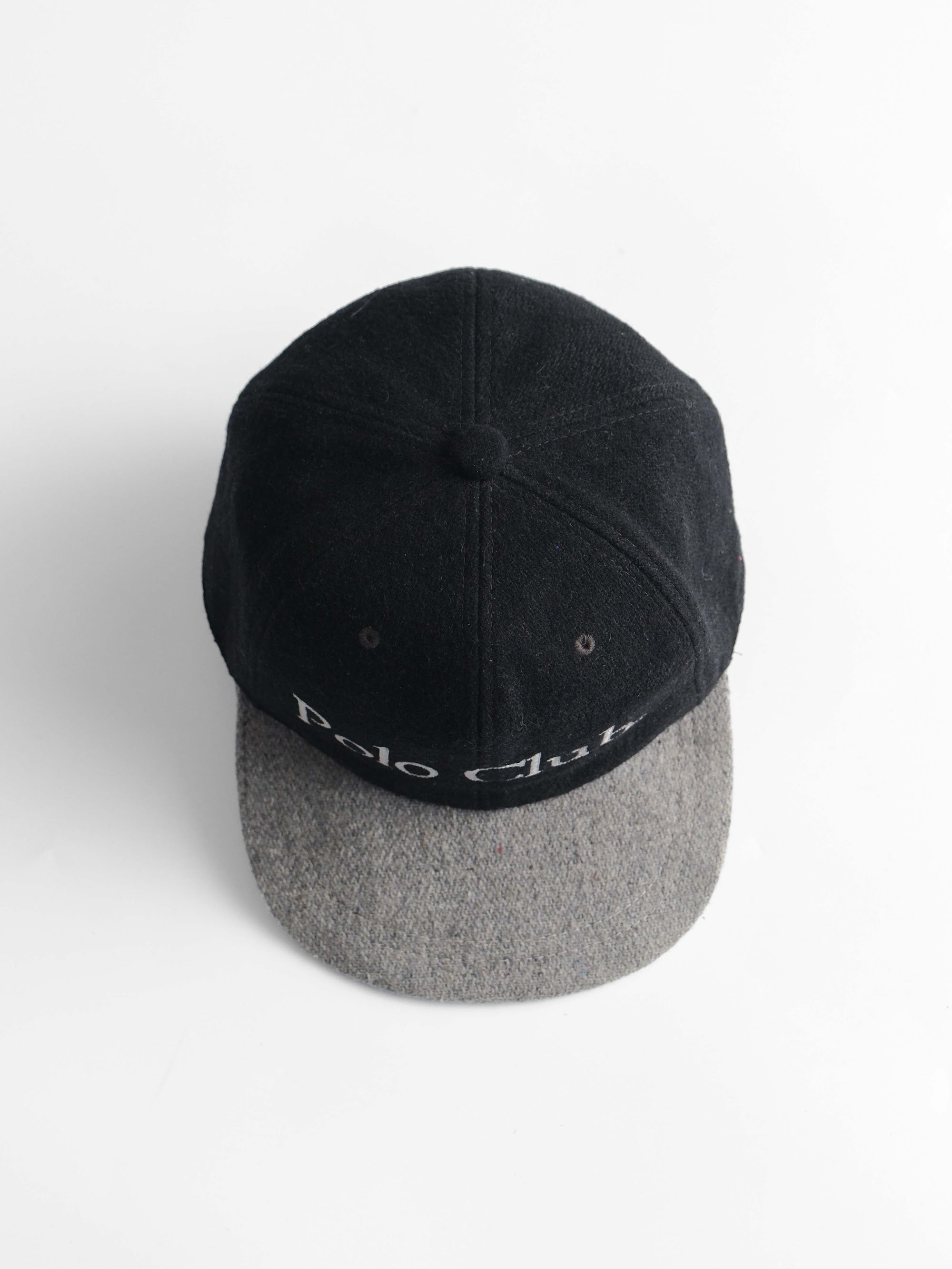 VINTAGE BLACK POLO CLUB HAT