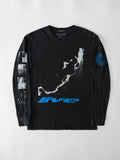 VINTAGE BLACK POST MALONE " LIVE TOUR " LS T-SHIRT