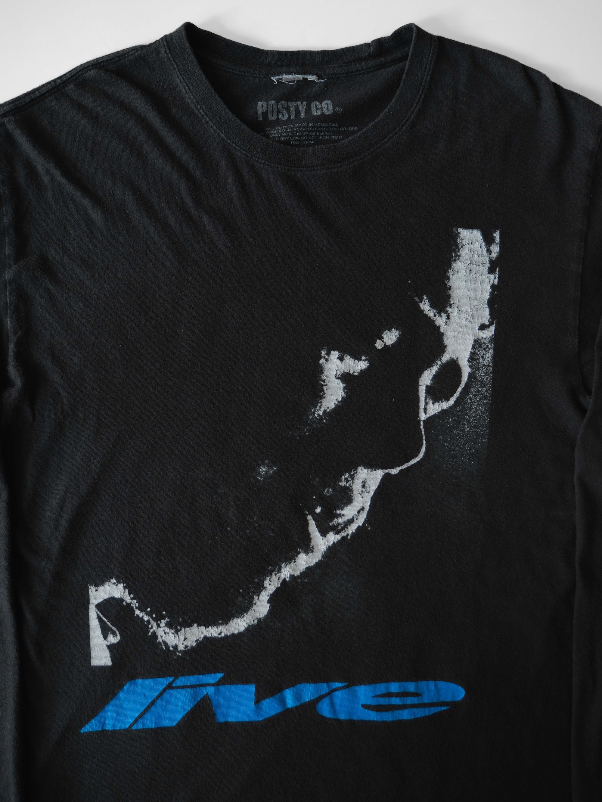 VINTAGE BLACK POST MALONE " LIVE TOUR " LS T-SHIRT