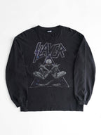 VINTAGE BLACK SLAYER "DIVINE INTERVENTION" LS T-SHIRT
