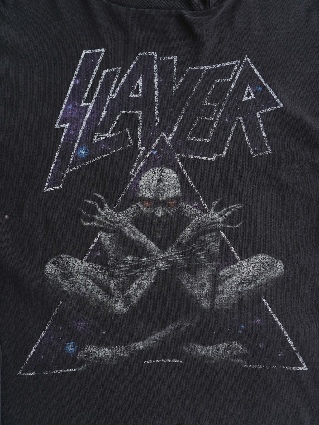 VINTAGE BLACK SLAYER "DIVINE INTERVENTION" LS T-SHIRT