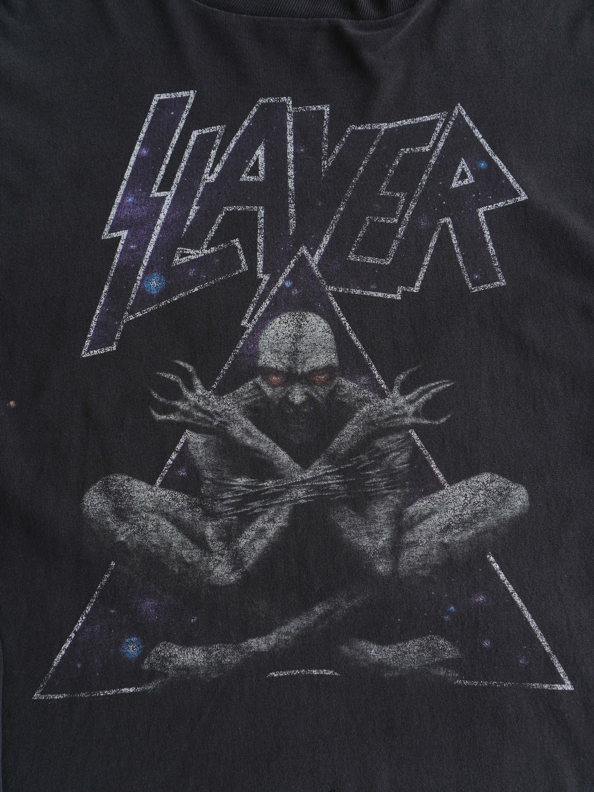 VINTAGE BLACK SLAYER "DIVINE INTERVENTION" LS T-SHIRT