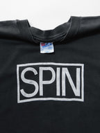 VINTAGE BLACK " SPIN " MAGAZINE T-SHIRT