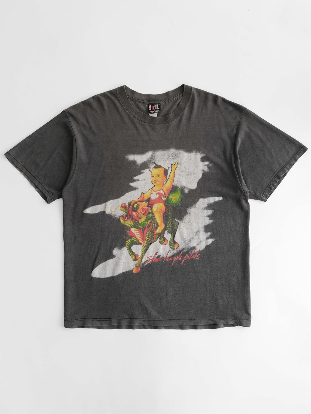 VINTAGE BLACK STONE TEMPLE PILOTS " PURPLE " T-SHIRT