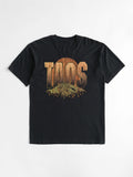 VINTAGE BLACK "TAOS" DYE T-SHIRT