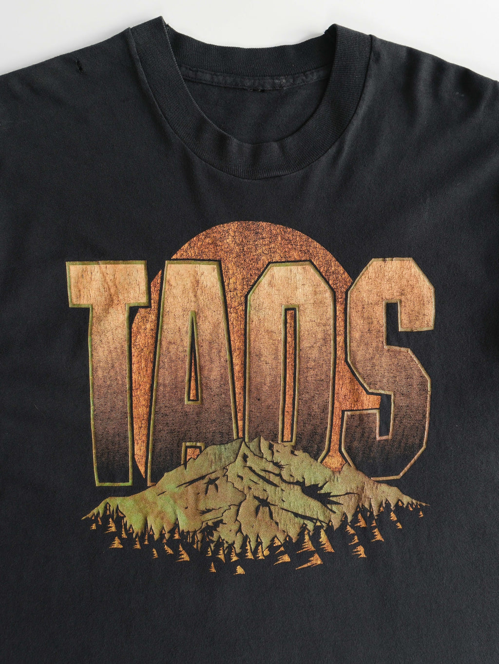VINTAGE BLACK "TAOS" DYE T-SHIRT