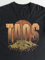 VINTAGE BLACK "TAOS" DYE T-SHIRT