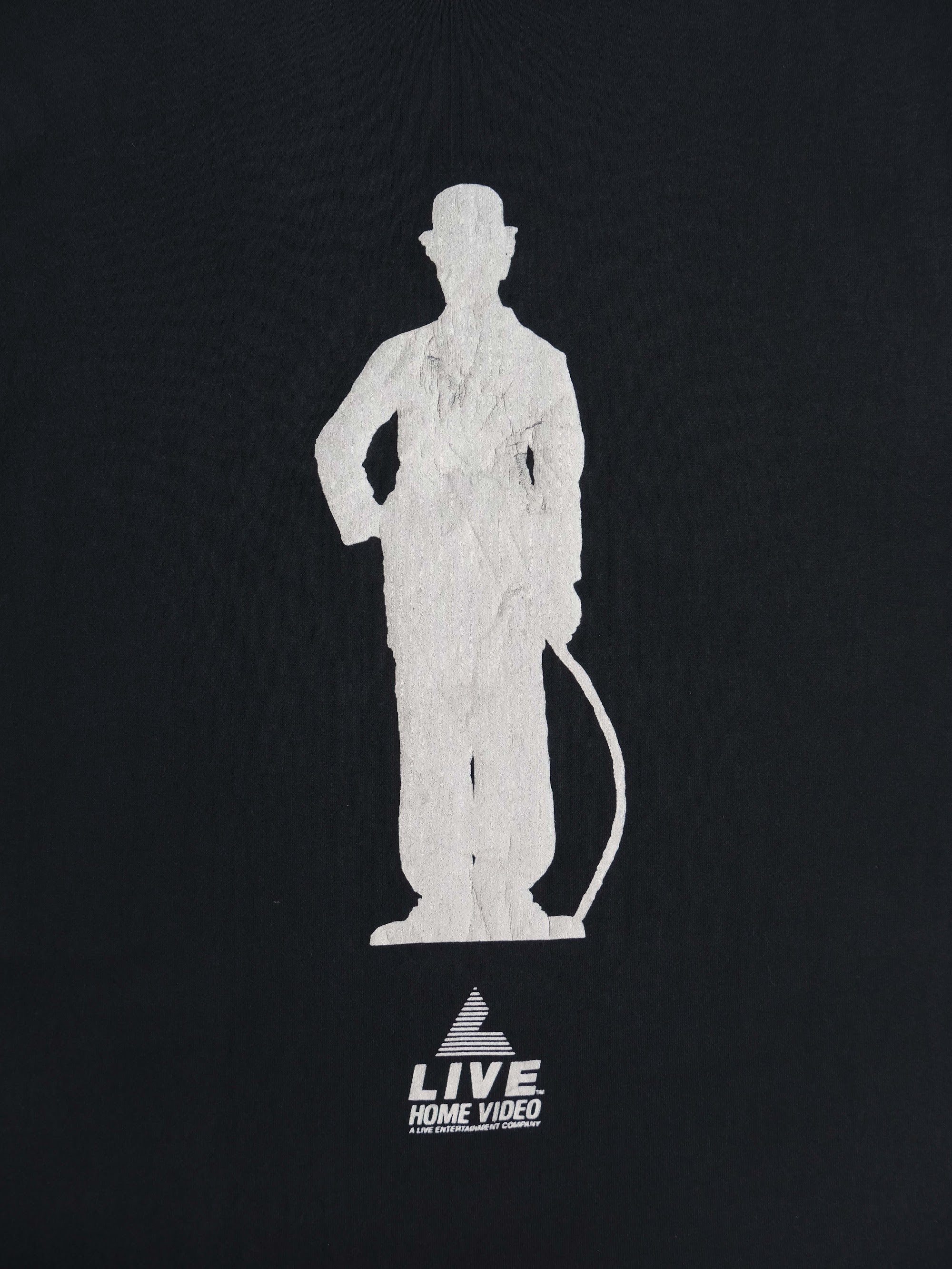 VINTAGE BLACK THE CHAPLIN ROPERT DOWNEY JR PROMO T-SHIRT