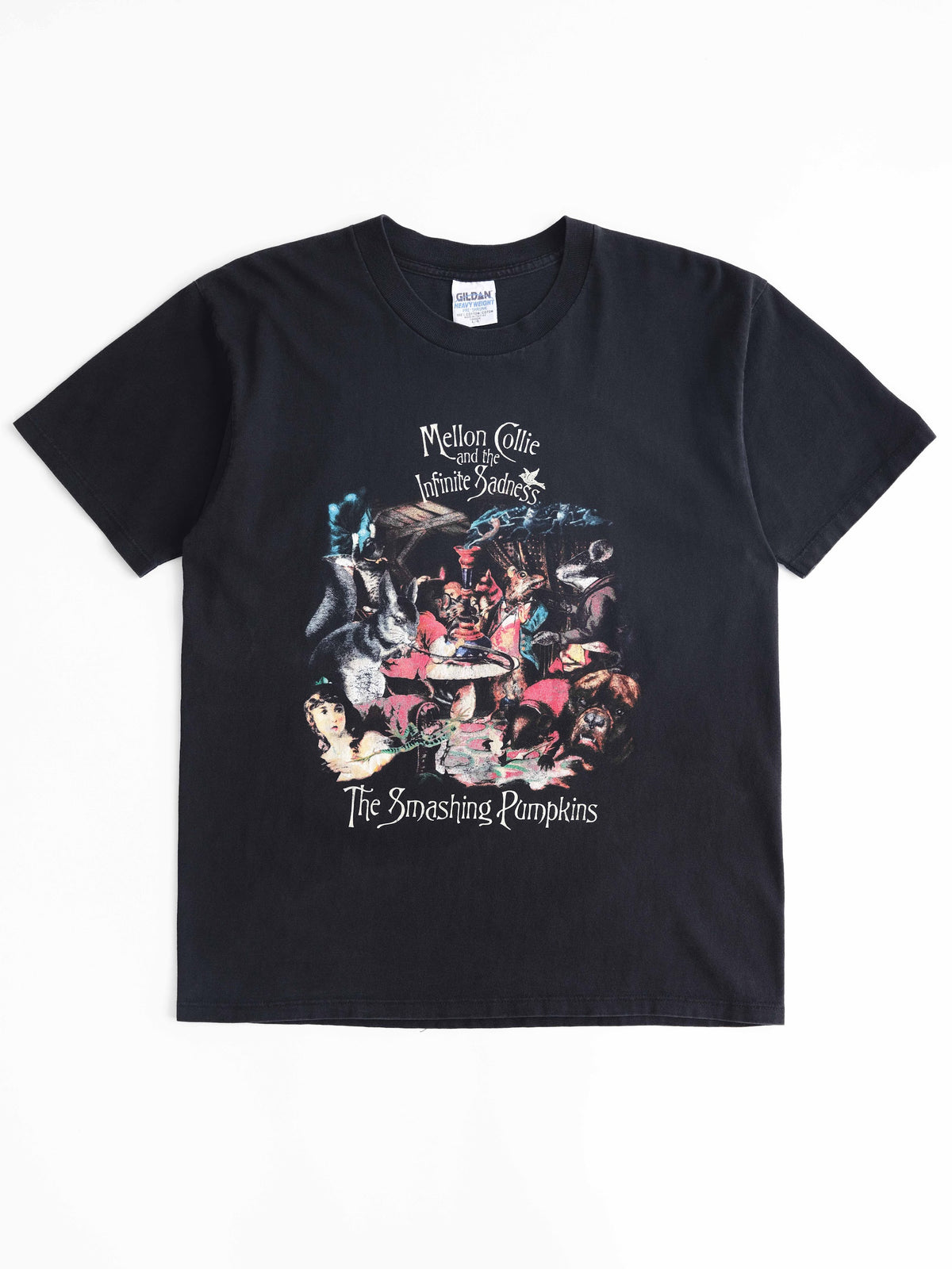 VINTAGE BLACK THE SMASHING PUMKINS MELLON COLLIE AND INFINITE SADNESS BAND T-SHIRT