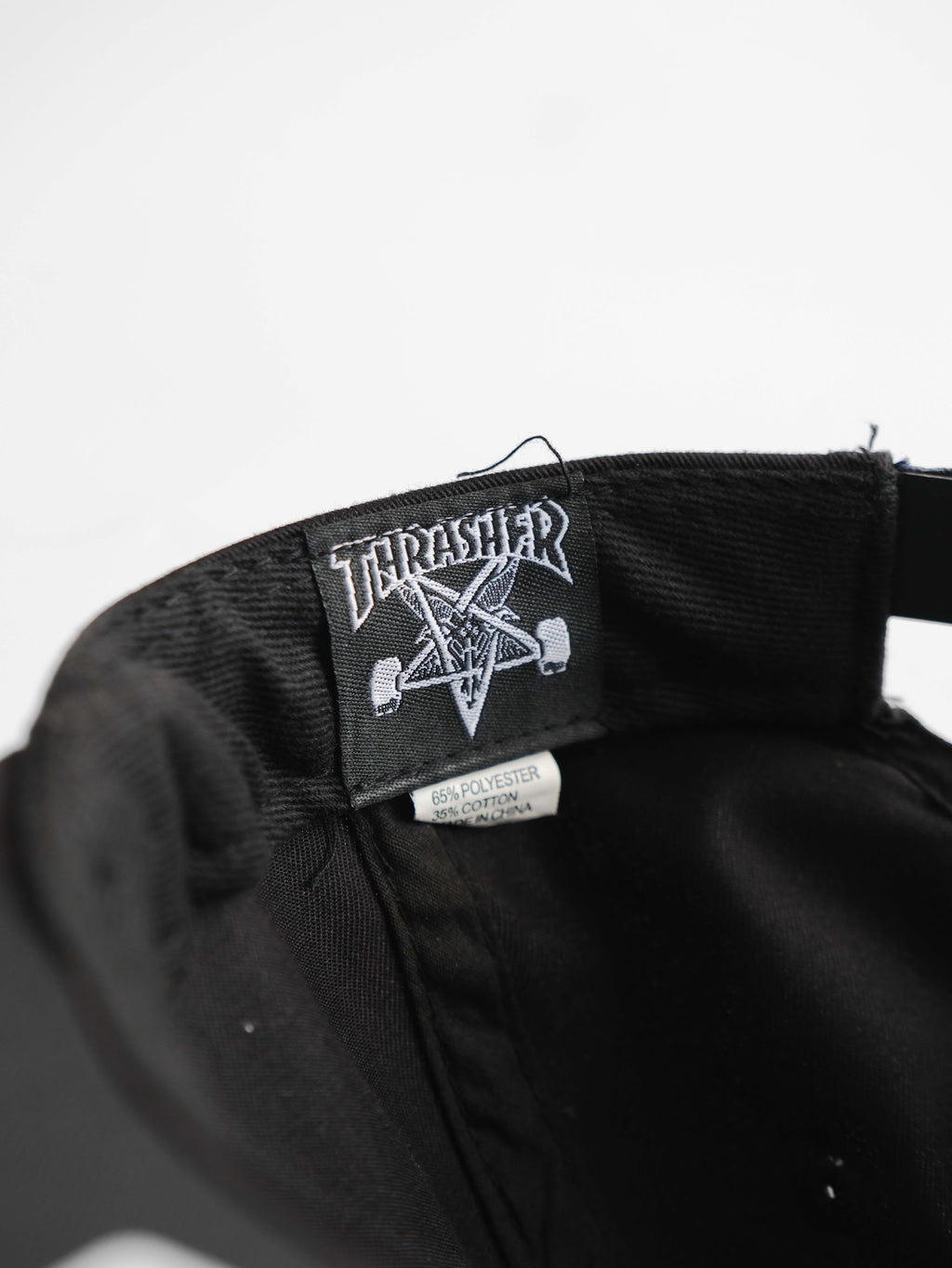 VINTAGE BLACK THRASER HAT