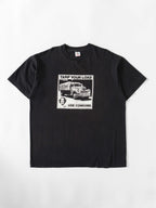VINTAGE BLACK USE CONDOMS AD T-SHIRT