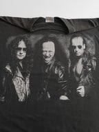VINTAGE BLACK "VENOM" LEGENDARY GOAT MOTIF BAND T-SHIRT