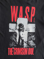 VINTAGE BLACK W.A.S.P "CRIMSON IDOL" BAND T-SHIRT