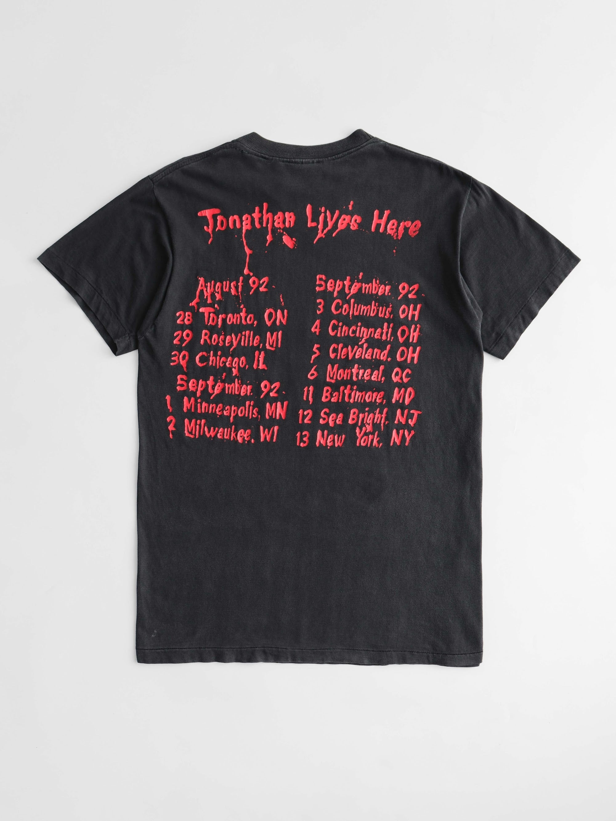 VINTAGE BLACK W.A.S.P "CRIMSON IDOL" BAND T-SHIRT