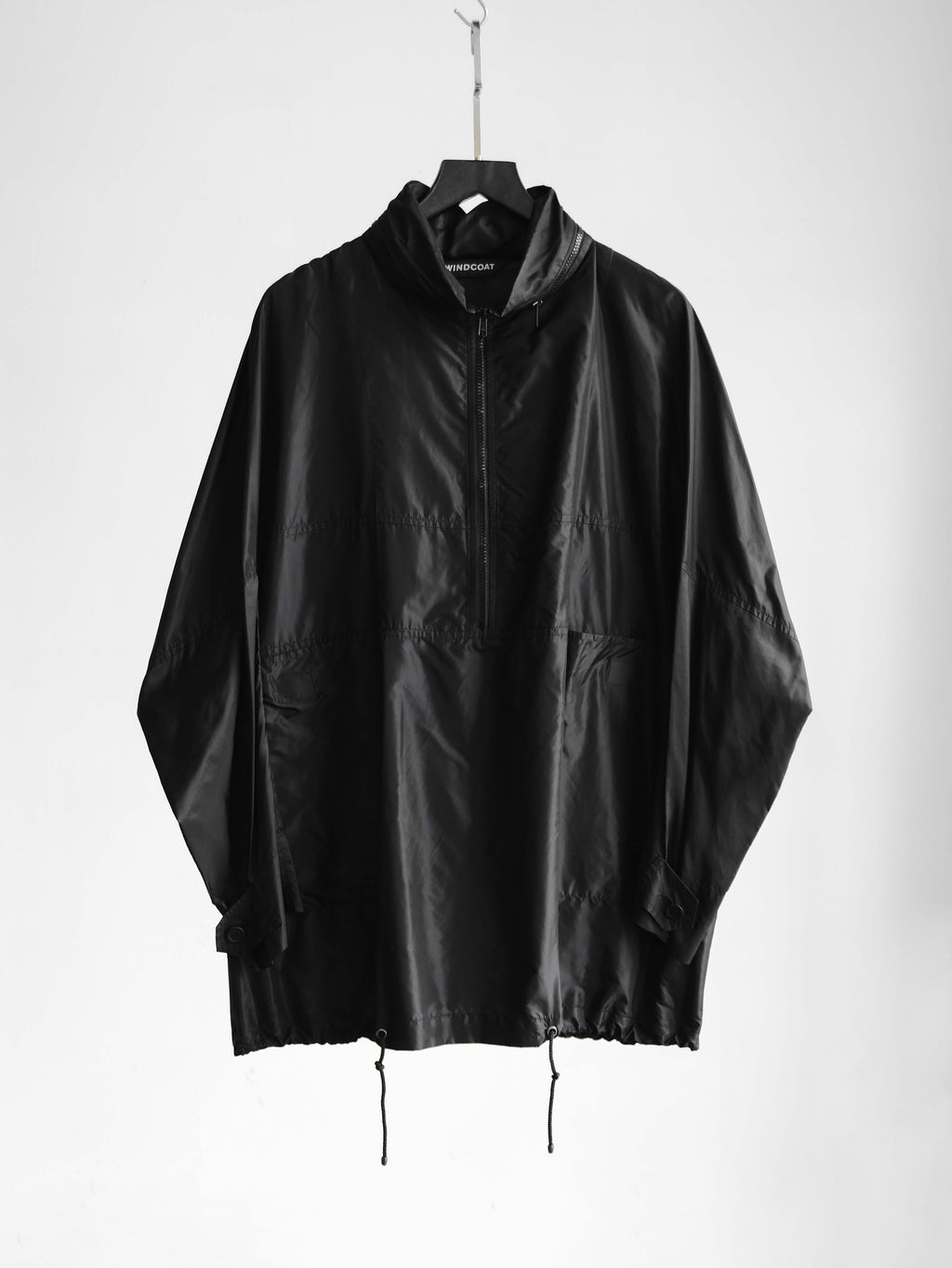 VINTAGE BLACK WINDCOAT BY ISSEY/ POLY SW/HD