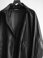 VINTAGE BLACK WINDCOAT BY ISSEY/ POLY SW/HD