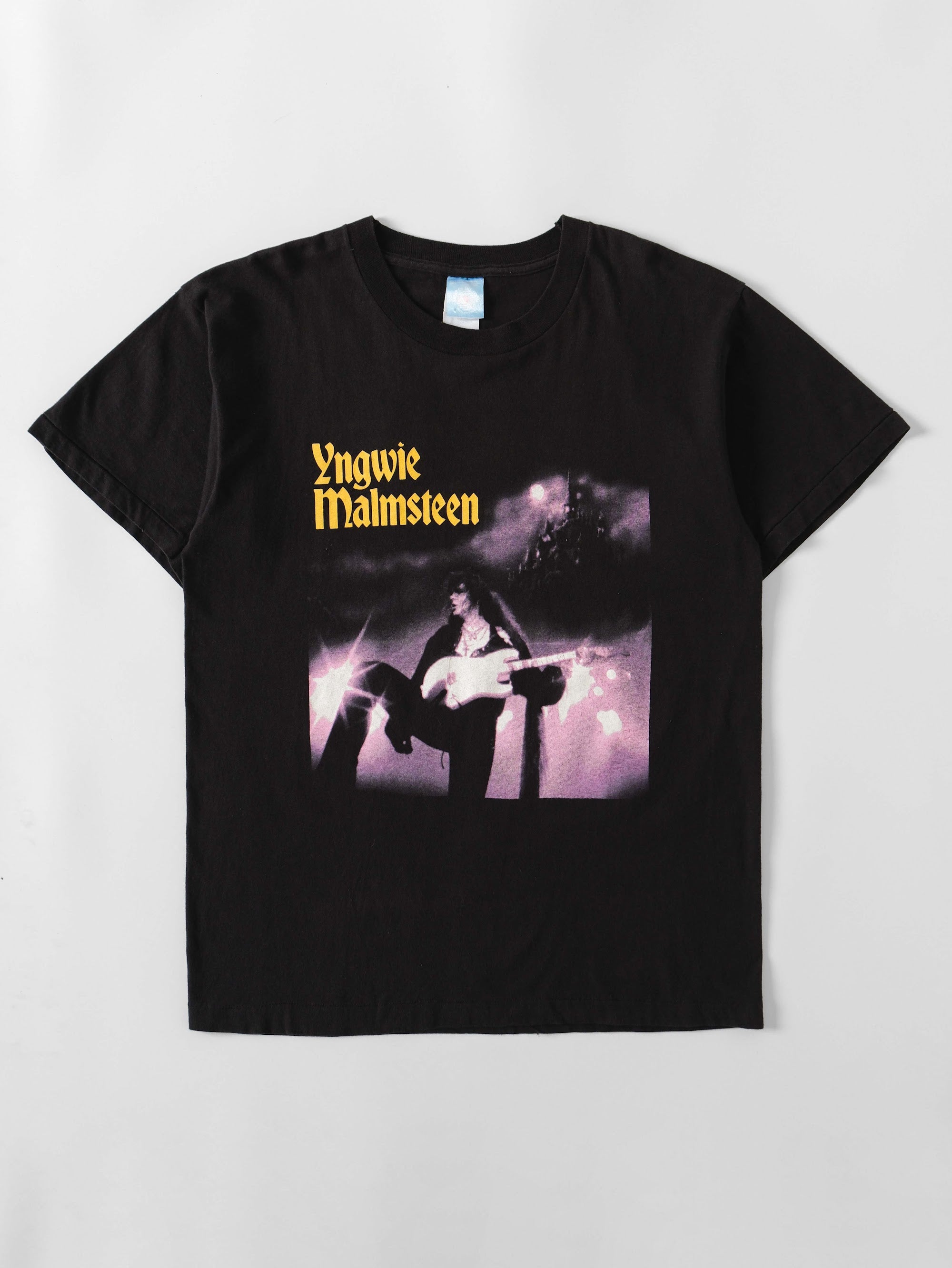 VINTAGE BLACK YNGWIE MALMSTEEN "THE MAGNUM OPUS TOUR" T-SHIRT