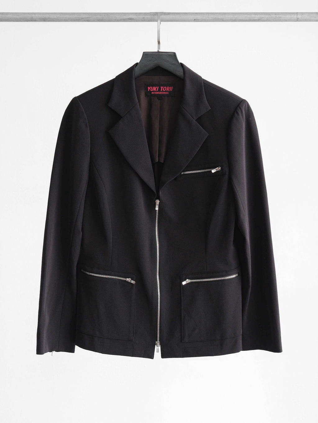 VINTAGE BLACK YUKI TORII/ BLAZER EXCELLA ZIP JACKET