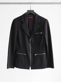 VINTAGE BLACK YUKI TORII/ BLAZER EXCELLA ZIP JACKET