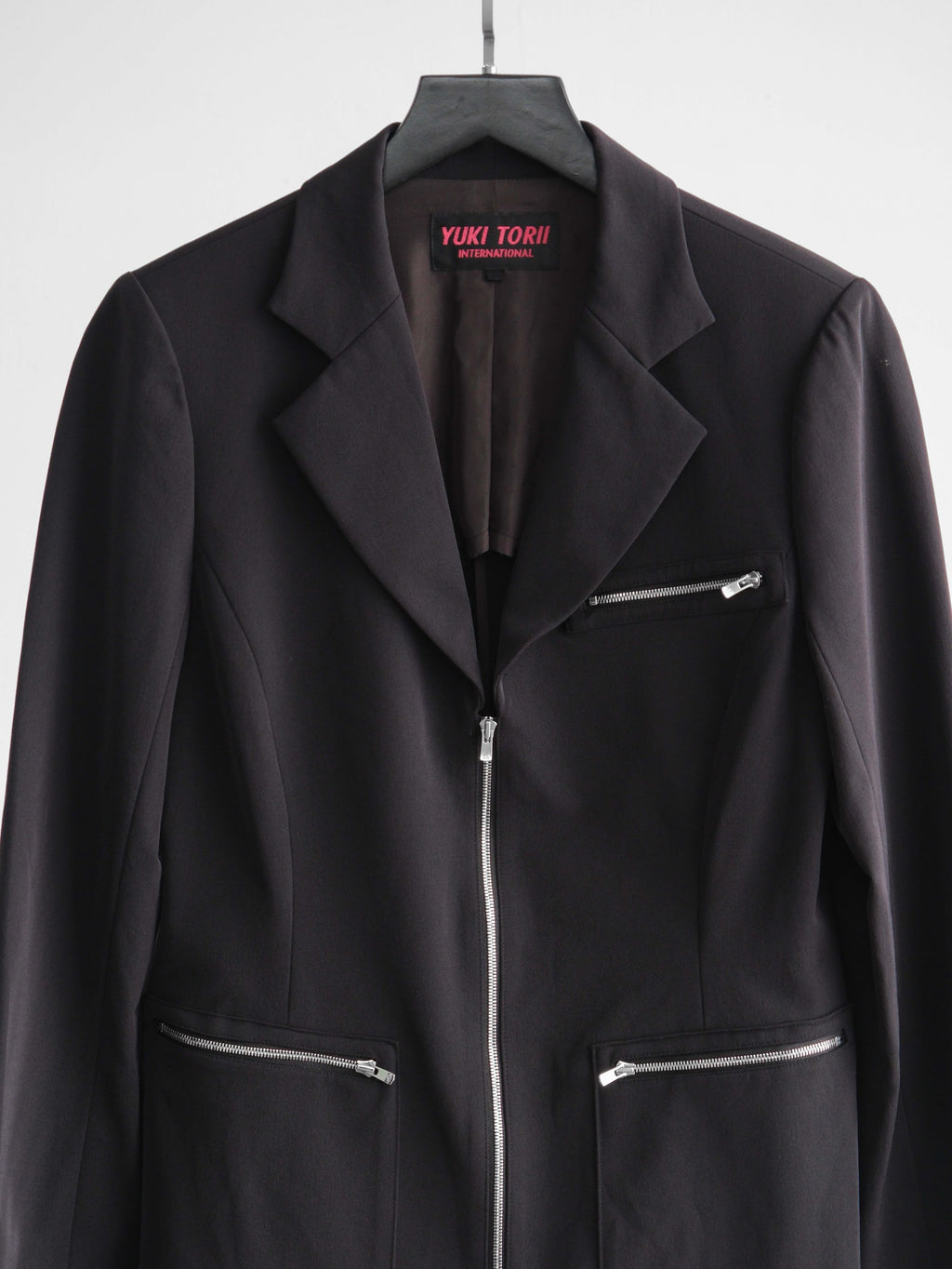 VINTAGE BLACK YUKI TORII/ BLAZER EXCELLA ZIP JACKET