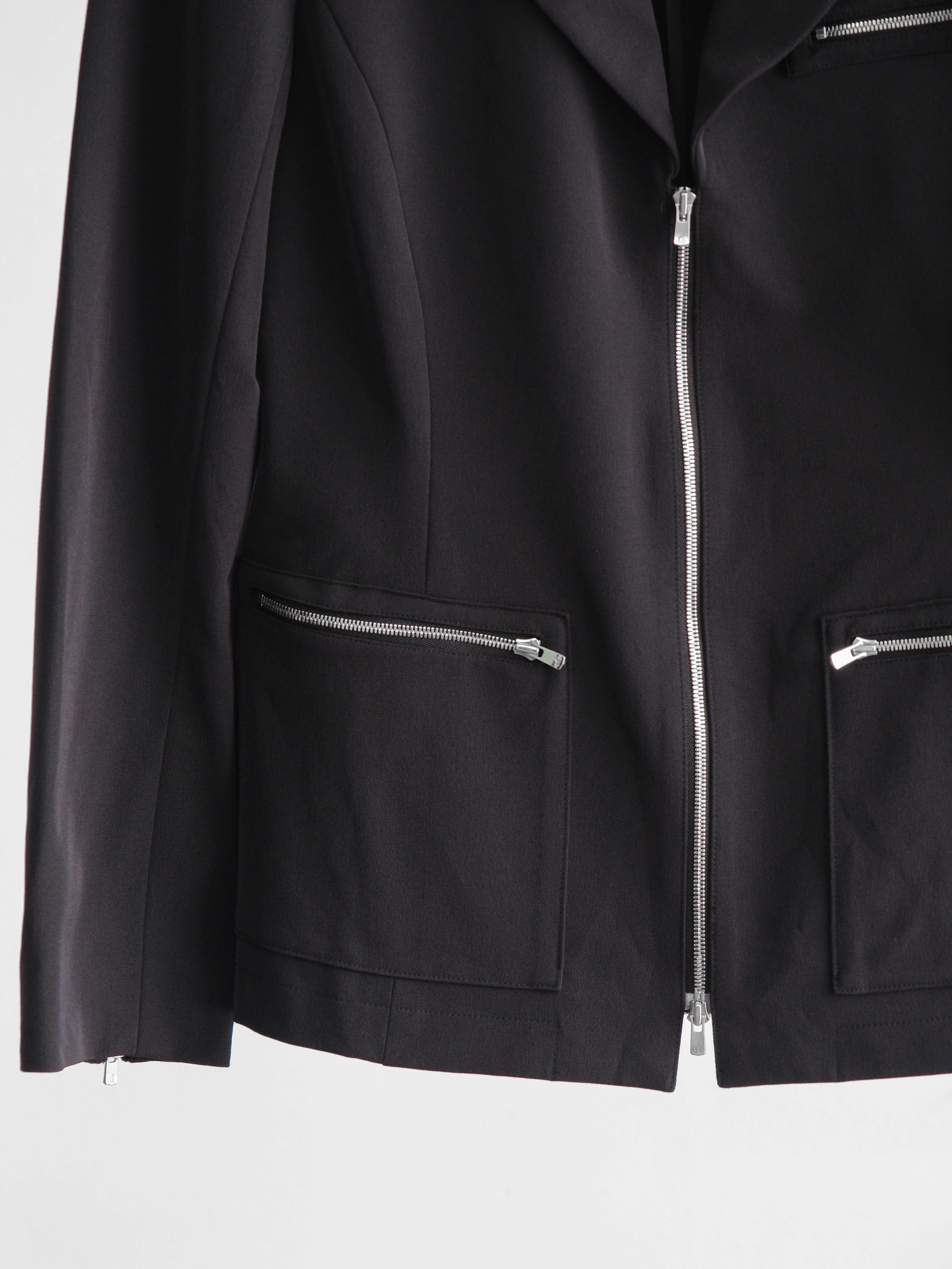 VINTAGE BLACK YUKI TORII/ BLAZER EXCELLA ZIP JACKET