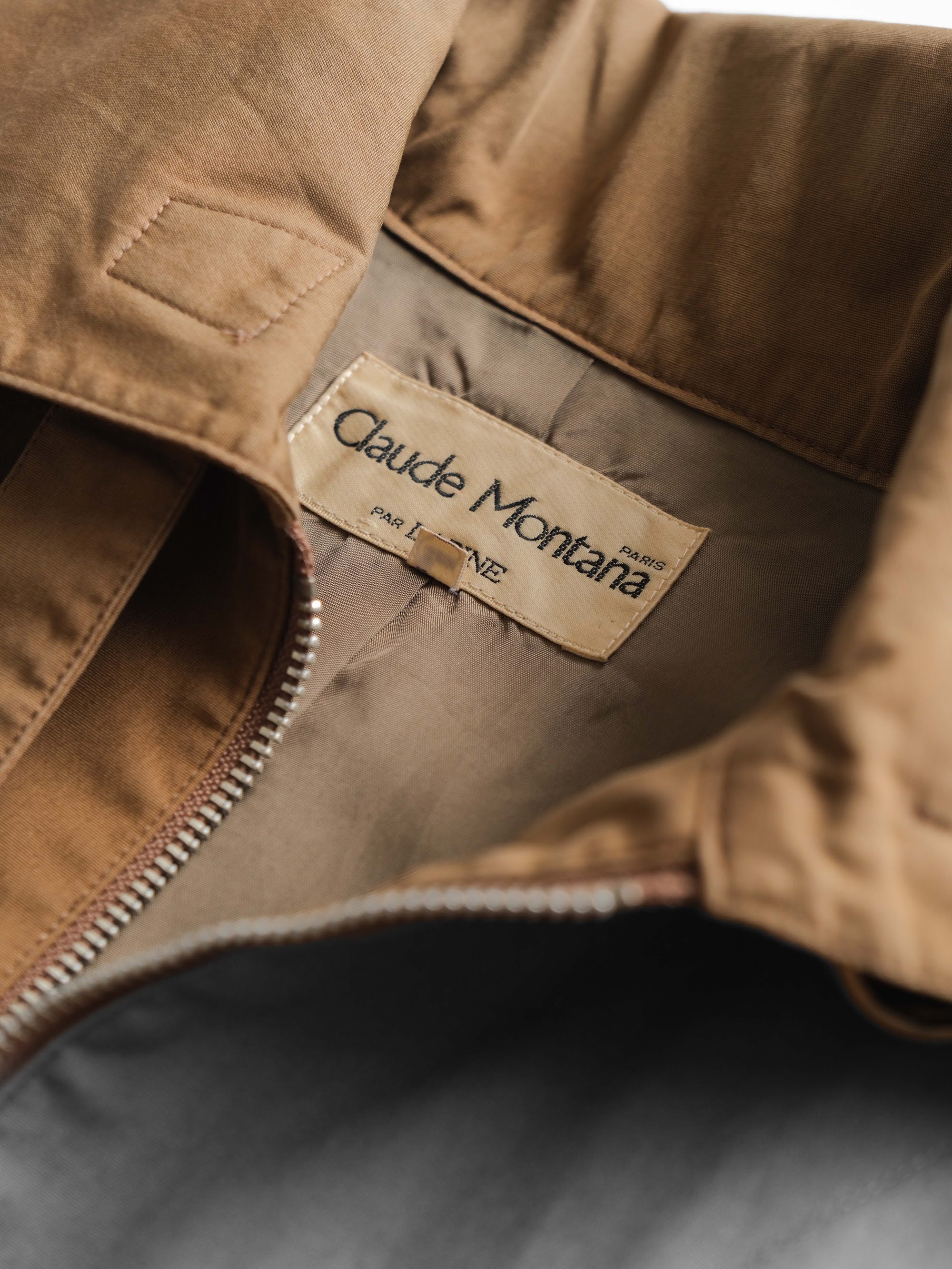 VINTAGE BROWN " CLAUDE MONTANA " JACKET